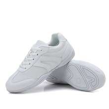Women's White Cheerleading Shoes, Non-Slip Cheerleading Dance Shoes For Girls, Teenagers, Team Training And Competition - White - View 7