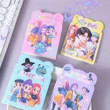 Hasbro K-POP 女团猎魔主题迷你不规则笔记本，32 页骑马钉装订口袋便签本 - 1 set 便簽本 - 查看 5