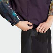 Adidas 女士 NG W W.R AOP 编织连帽外套 JD5837 - 黑色 - 查看 3