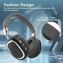 Gerripuer 新款耳罩式無線耳機，HIFI高解析通話，佩戴舒適，支援MP3音樂，手機通用，Type-C接口，可折疊、可旋轉、可伸縮，ABS塑料搭配金屬質感，高端商務禮品無線耳機 - 黑色 - 查看 9