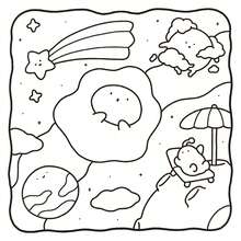 1本 Lala Friends：减压涂色书，可爱舒适的涂色书，成人和青少年涂色书，提高注意力，在休闲时间放松身心，返校礼物，返校季。 - Lala friends填色本 - 查看 3