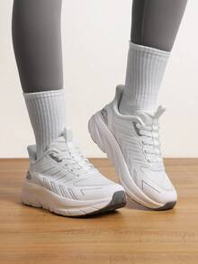 Women's Slip On Walking Shoes Running Comfortable Tennis Breathable Non Slip Athletic Gym Workout Cross Training Sneakers - trắng - Xem 11