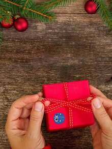 1 Roll Blue Astronaut & Alien Stickers, Non-Curling Self-Adhesive Sticker - Multicolor - View 5