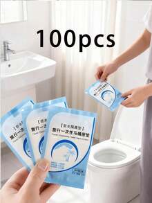 Disposable Travel Toilet Seat Cover, Portable Waterproof Toilet Mat, Business Travel Necessity, Bathroom Decor, Summer - B - View 13