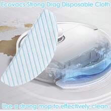 5/10/20pcs Premium Disposable Mop Pads Compatible With Deebot Ozmo Robotic Vacuum Cleaner T9, T9+, T8, T8+, T8 AIVI, N8, N8 Pro, N8 Pro+ Series, Robot Vacuum Accessories - View 4