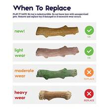 Pupstages Dogwood Dog Chew Toy Real-Wood Blend Natural Flavor And Texture Moderate Chewers Large 8" - Gói lớn gồm 1 sản phẩm - Xem 6