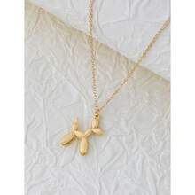 1pc Gold Stainless Steel Ball Pendant Necklace, Paired With Vintage Multi-Layer Beaded Necklace, Personalized Hip-Hop Style Choker, Elegant Necklace - Vòng cổ - Xem 6