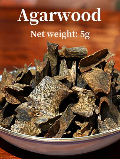 5g Pure Natural Agarwood, High Oil Content Agarwood, Unique Long-Lasting Fragrance, Suitable For Aromatherapy Burning, 100% Natural No Additives, Oily And Aromatic, Premium Agarwood, Can Be Used For Electronic Diffuser, Candle Diffuser, Indoor Air Freshening, Sleep Aid, Relaxation, Focus, Yoga, Guest Reception, And Gifts