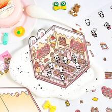Kids Miniature Scene Stickers, 3D Layered Small House Stickers For Cognitive And Visual Training, Colorful Decorative Stickers - Multicolor - View 10