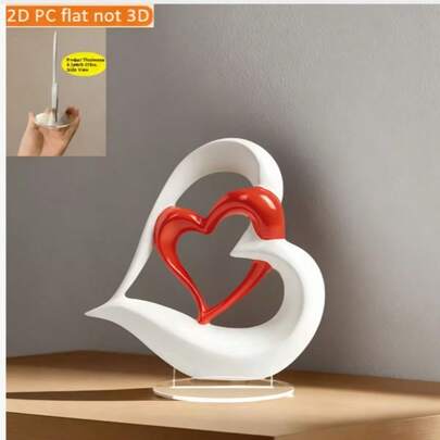 2D Flat Printed Decorations, Non-3D, Suitable For Valentine's Day, Wedding, Home, Ramadan, Room Decor, Kitchen Decor, Ornaments, Atmosphere Decor