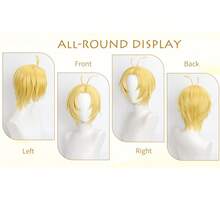 YEWELL Version Daily Role-Playing Headgear Daily Series Japanese Cosplay Headgear Series Multi-Style Interpretation Of Cartoon Anime Suitable For Private Parties Daily Role-Playing Halloween - Gold - View 8