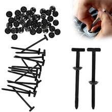 120pcs Cable Tie Buckles With Self-Locking Clips, Reusable Plastic Fastening Straps For Automotive Home Garage Wiring Management - 120 Black - View 8
