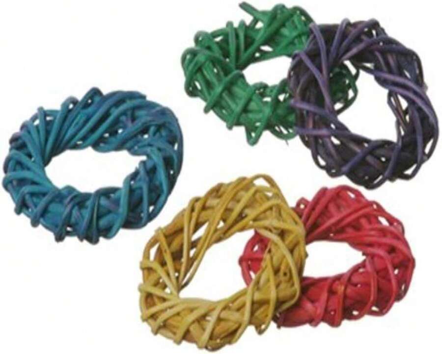 Super Bird Creations - Anillos de Vid (24 Unidades) - Blanco - Ver 1