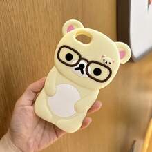 17 Pro 4 4S 5 5S 6 16 Pro 15 14 Plus 13 12 11 8 SE Rilakkuma Bear Chocolate Cartoon Soft Silicon Phone - 8 - View 2