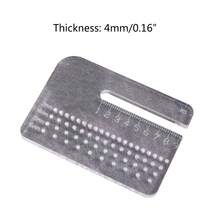 Leather Stitching Aid Plate Leathercraft Stitching Punch Tool - C - View 5