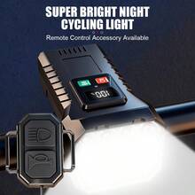 1个智能感应自行车前灯，自动光线感应开关，遥控器，5种模式，电池电量显示，骑行 - 自行車燈 - 查看 5