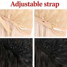 MapofBeauty 24"/60cm Side Bangs Stylish Long Great Wavy Curly Cos Party Wig Mixed Purple/Pink - 紫色/粉紅色混合 - 查看 5
