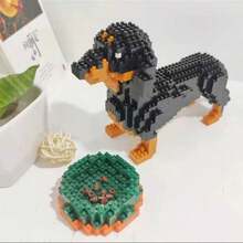 930pcs Cartoon Animal Building Blocks - Creative Pet Dog Assembly Toys - DIY - Cartoon Series - Pack Bag 1 - View 9