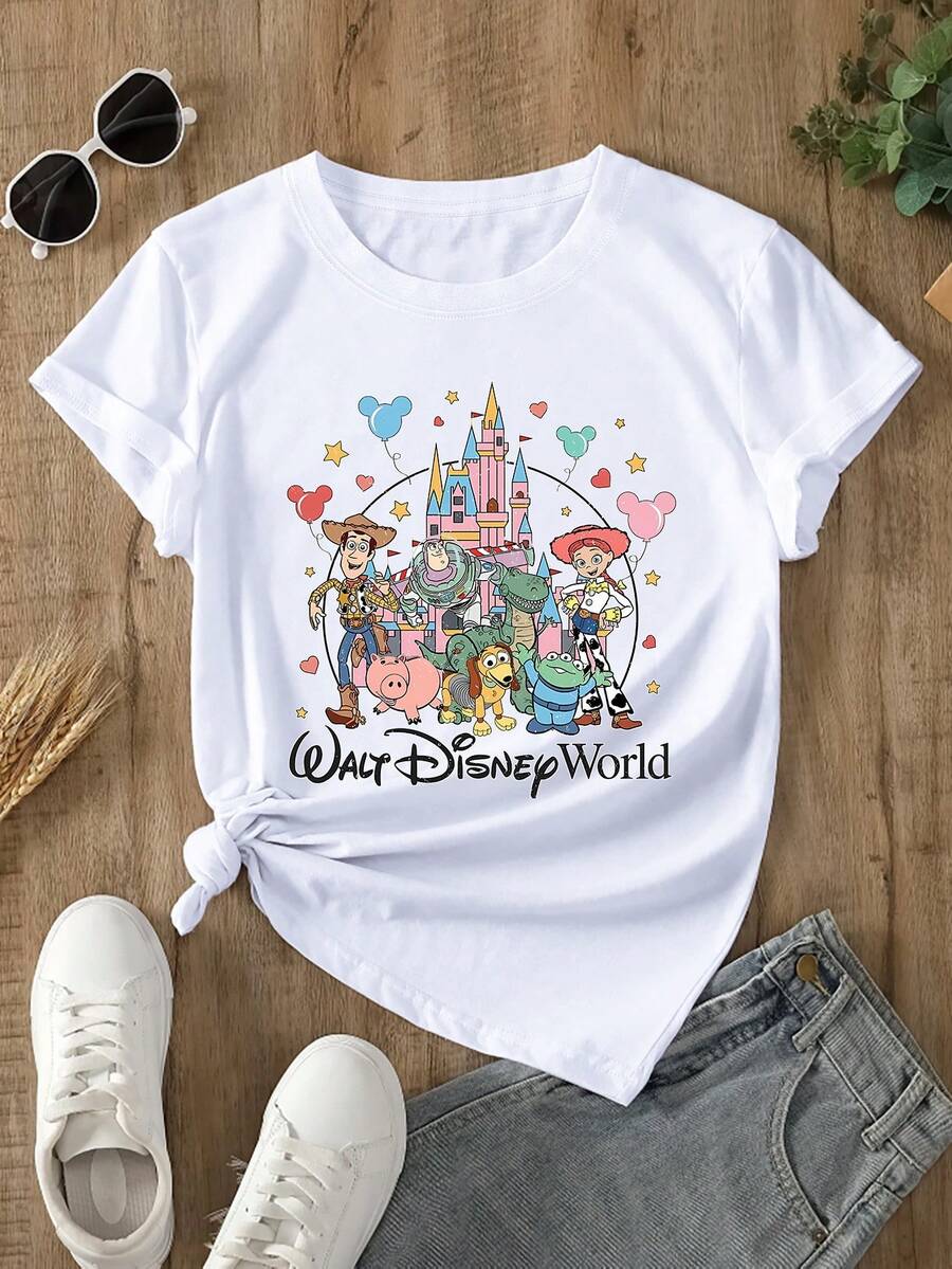 Disney Women T-Shirts - White - View 1