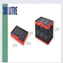 Foldable Car Trunk Storage Box, Collapsible Trunk Seat Storage Box, Foldable Organizer - A - View 10