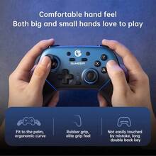GAMESIR T4n Pro Dual-Mode Magnetic Gamepad, Instant Bluetooth/2.4G Connection, Smart Recognition For Switch/PC/Steam/TV, Velvet Grip, Adaptive Vibration Feedback - View 7