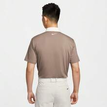 Nike 男士 AS M NK DF TOUR CONTRAST POLO 针织翻领短袖 Polo 衫 TFZ7502-233 - 棕色 - 查看 2
