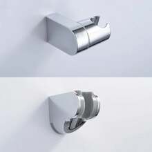 1 pieza de soporte para cabezal de ducha montado en la pared, soportes de montaje de ducha de ABS, base de fijación ajustable para grifo y rociador, accesorios de baño. SMK7 - B - Ver 6