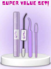 1164PCS/582PCS Fluffy Lash Clusters, Individual Lash Clusters, Eyelash Clusters, Mega Volume Lashes, 80D+100D+120D+150D Thick Fluffy Faux Mink Lash Clusters, D/DD Curl, 0.31-0.63 Inch Lash Extensions, Black Individual Lashes, Dramatic Wispy Lashes, DIY Lash Extensions At Home, Wedding Bride Makeup Tools, With Lash Glue, Tweezers & Brush, Valentine's Day,  Gras, Festive Glam Beauty, Eye Lash Clusters, Individual Eyelashes, Lashes, Fake Lashes - 紫色-1 - 查看 10