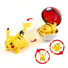 pokemon 30款正版宝可梦玩具，带精灵球，可变形玩偶，包括皮卡丘、喷火龙、妙蛙花、小火龙、杰尼龟、水箭龟、伊布、梦幻、超梦、暴鲤龙、甲贺忍蛙、路卡利欧、快龙、拉普拉斯、露奈雅拉等。 - 彩色 - 查看 6