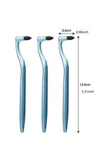 4/2pcs Manual Teeth Stain Remover & Polishing Set - Home Use Plaque Removal, Teeth Whitening, Alternative To Floss, Prevent Halitosis, Remove Tea Stains, No Power Needed, Suitable For Bathroom, Reusable And Washable - Multicolor - View 2