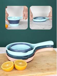 Foldable Plastic Long Handle Water Scoop, Thickened Household Kitchen Watering Ladle, Hanging Flower Watering Dipper - View 4