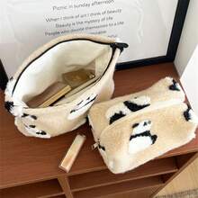 Large Capacity Cute Panda Cosmetic Bag, Toiletry Organizer Pouch, Inner Lining Bag, Pillow Bag - Multicolor - View 8