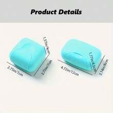 1pc  Portable Travel Soap Box,Travel Sealed Waterproof With Lid And Lock Soap Box,Suitable For Gyms, Camping, Bathroom - Durable Plastic Material, Long Lasting. - 粉紅色的 - 查看 2