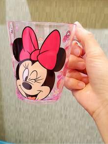 1pc Disney Crystal Cup Rinse Cup, Cute Mickey/Minnie Cartoon Plastic Toothbrush Cup, Unisex Wash Cup, Creative Crystal Cup - Multicolor - View 7