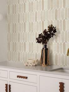 1/10/20PCS PVC Matte Peel And Stick Wall Sticker, Decorative Wall Sticker, Waterproof Tile Wall Sticker, Self-Adhesive, For Bathrooms, Living Rooms, RVs, Short-Term Rentals, Etc., Interior Wall Decoration - A - View 5