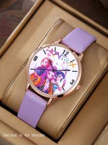 梦幻动漫主题奢华女童腕表，理想的礼物之选 - 彩色 - 查看 1