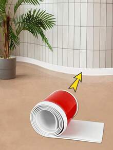 1卷柔性踢脚线装饰条，4*39.3英寸（10*100厘米）自粘乙烯基墙底，即撕即贴式弧形踢脚线，橡胶墙底，踢脚线装饰条 - A - 查看 11