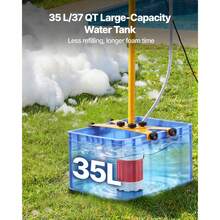 Foam Machine, Adjustable Angle Control Foam Cannon Party Machine, Bubble Cannon With 37QT Water Tank, Stable Vertical Design, Dense Foams Maker For Gatherings, Celebrations & Party - 37QT Water Tank - View 4