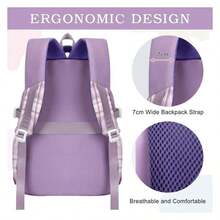 Capybara Cute Anti-Tumbling Backpack School Backpack Teen Backpack Laptop Backpack With Pom Pom Backpack Travel Backpack Casual, Back To School Gift Cute Cartoon Backpack - Lightweight With Adjustable Straps -Student Backpack Backpack School Bag,Back To School Supplies School Essentials Stationery Supplies Backpack - Multicolor - View 3