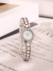 REBIRTH 1pc Women's Minimalist Luxury Versatile Quartz Movement Wristwatch, Suitable For Daily Wear - one-size - View 5
