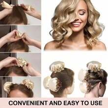 2pcs/Set No Heat Curling Iron And Curling Cap Combo, Loose Wavy Hairstyle Tools Set (1 Curling Iron + 1 Cap), Curling Iron, Curling Brush, Curling Tools, No Heat Curling, No Heat Curl, Hair Curler, Hair Roller, Curling Tools, Hairstylist, Hairstylist Accessories - Multicolor - View 10