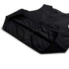 Under Armour 男士 UA Legacy 褶皱背心夹克/外套，户外运动休闲柔软轻便夹克 1382877-001 - 黑色 - 查看 3
