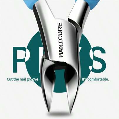 Home Portable Ingrown Toenail Clipper Set, Nail Clippers, Cuticle Nipper, Pointed Nail Scissors - Home Nail Clipper