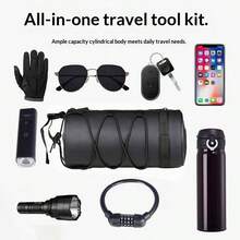 1PC Multi-Functional Portable Bicycle Bag Rear Waterproof Road Bike Hanging Bag Mountain Bike Management Front Beam Bag - Multicolor - View 5