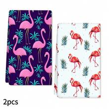 2/4/6pcs Flamingo Pattern Dish Towels, Super Absorbent Microfiber Modern Dish Cloths, Cooking And Baking Tea Towels, Cleaning Rags, Hand Towels, Soft And Highly Absorbent, Kitchen Decor, Gifts For Neighbors, Mothers, Birthdays, Housewarming For Friends, Kitchen Essentials, Daily Necessities - Multicolor - View 14