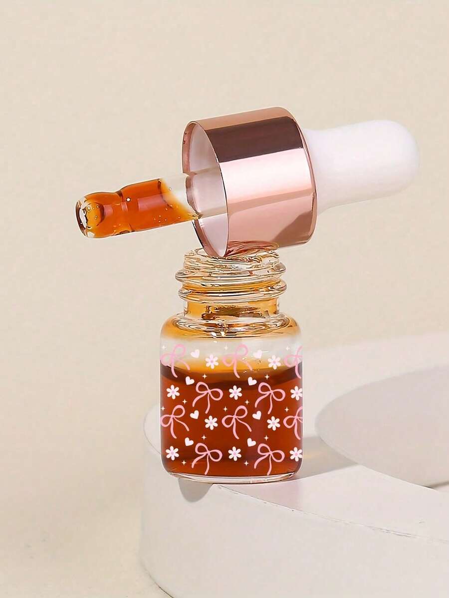 蝴蝶图案玻璃精油滴管瓶，防漏空瓶，香水分装瓶，旅行容器，精华液瓶，适用于精油、化妆品、香水和其他液体 - 旅行必备品。 - 多色 - 查看 1