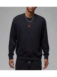 Nike Men's JORDAN Casual Round Neck Sweatshirt - Black - View 4