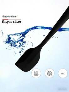 Heat-Resistant Multi-Purpose Baking Scraper, Thick Silicone Scraper Spatula Withstand High Temperature, Integrated Cake Icing Spatula, - Multicolor - View 4