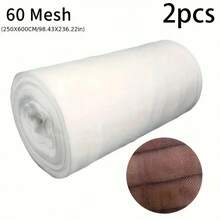 Garden Anti-Mosquito Net, Mosquito Net, Plant Cover, Anti-Insect And Anti-Bird Net, Vegetable And Fruit Protection Net, Mesh Insect Barrier, Protect Garden Plants From Birds And Insects - White - View 26