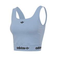 Adidas Originals Women's Waistband Tank Top, Casual Vest KB6422 - Purple - View 1